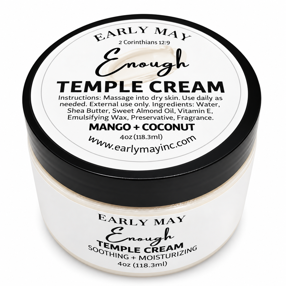 Temple Cream | Soothing + Moisturizing Body Cream