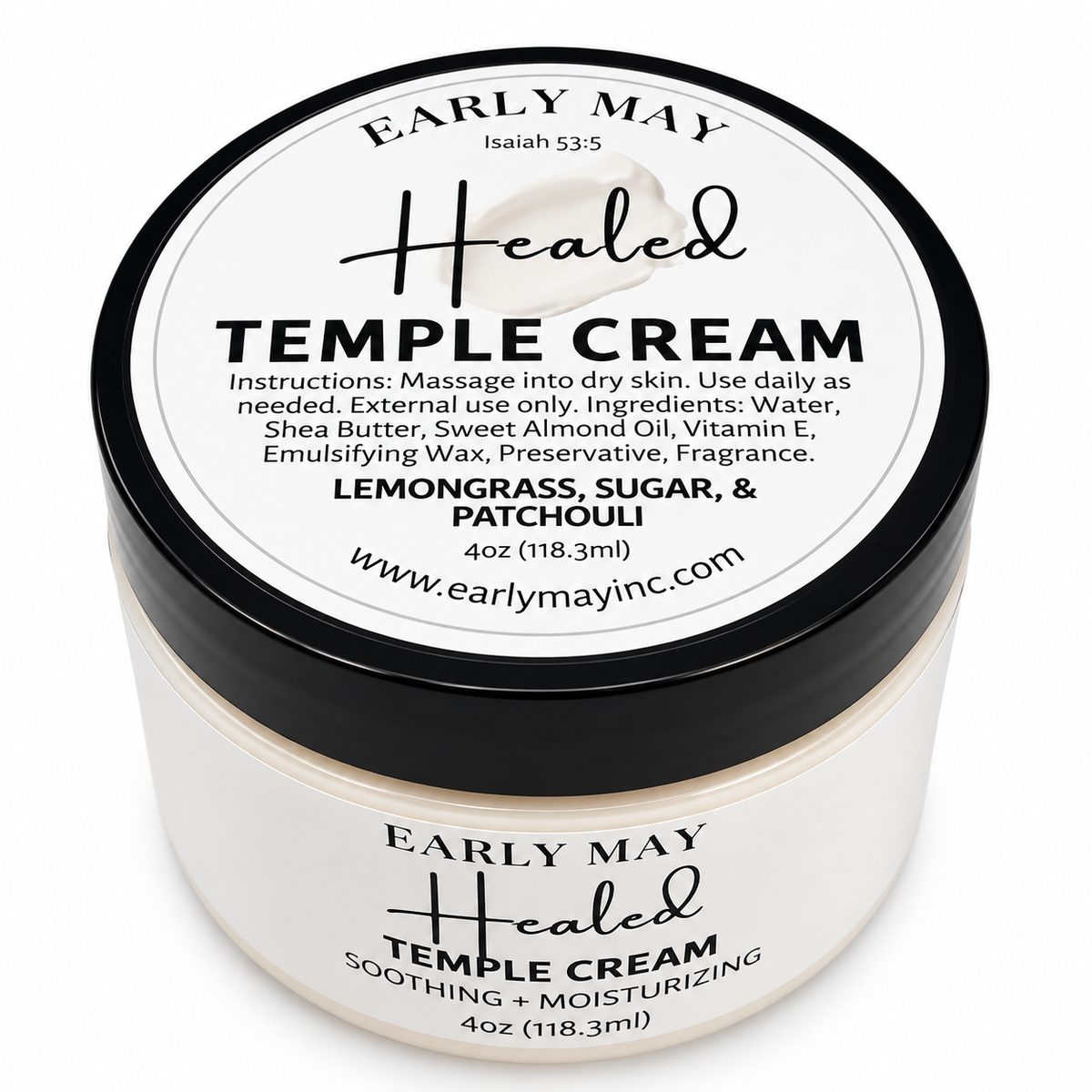 Temple Cream | Soothing + Moisturizing Body Cream