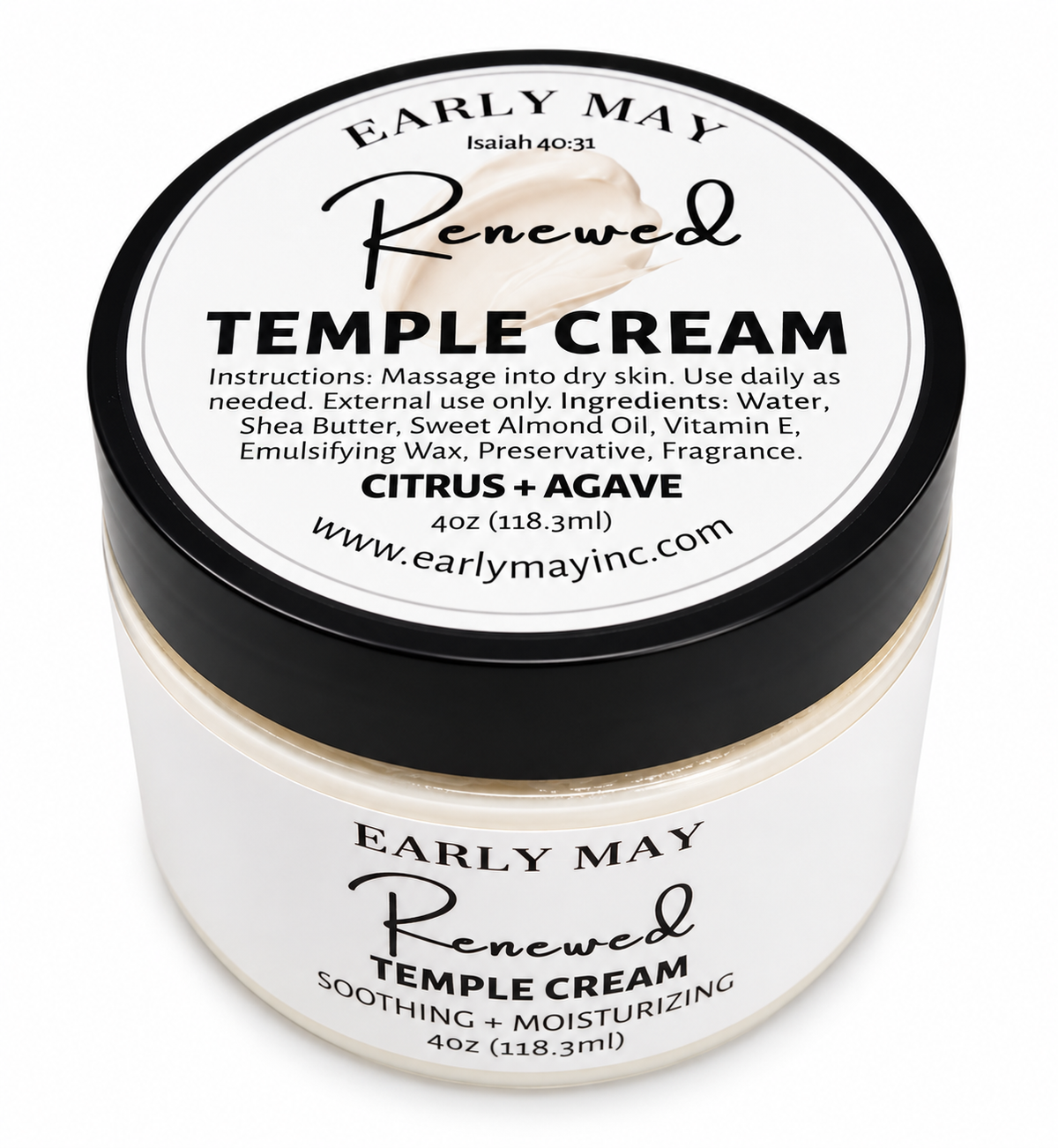 Temple Cream | Soothing + Moisturizing Body Cream