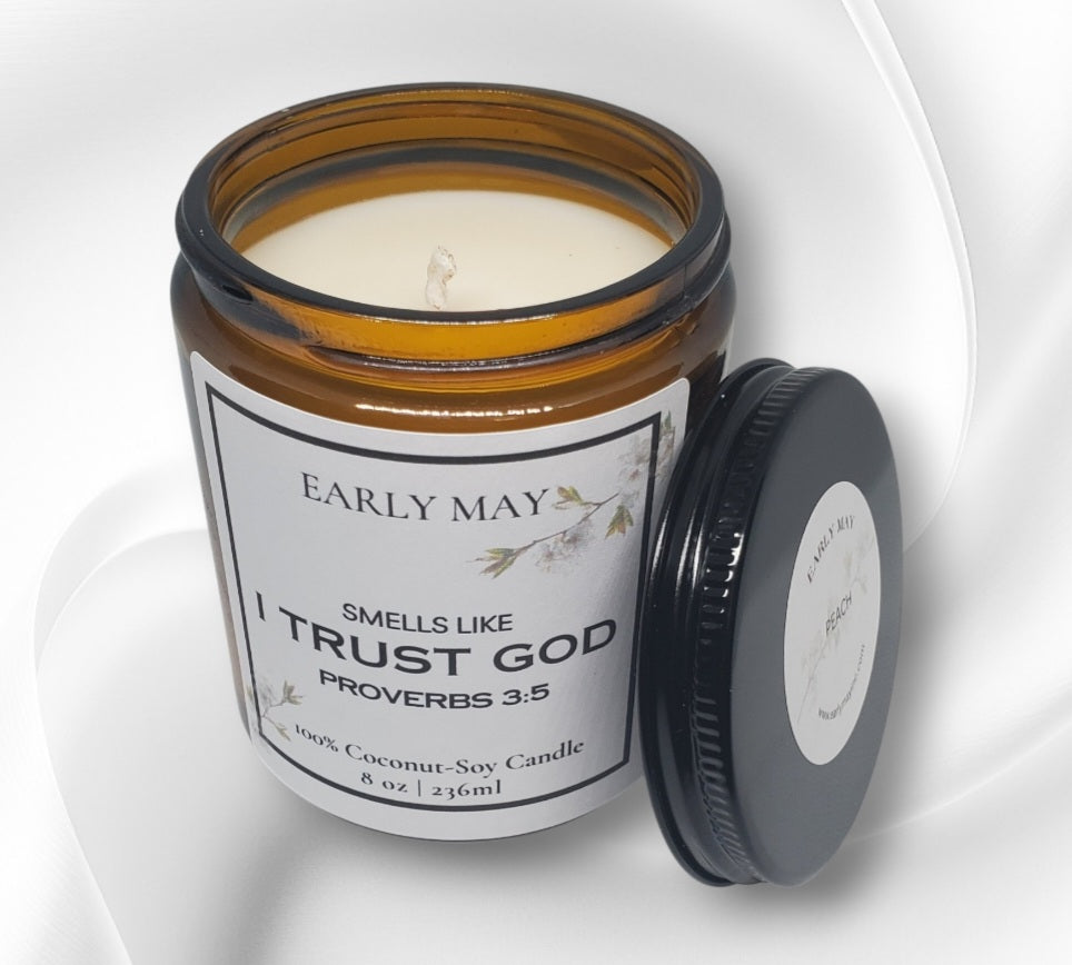 "I Trust God" Candle