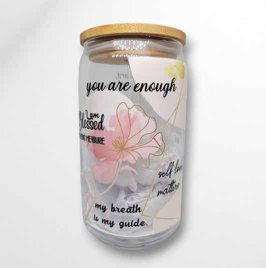 Bible Affirmation Glass Tumblers