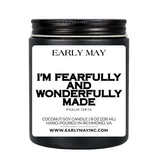 "Fearfully and Wonderfully Made" Candle